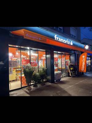 Rénovation du magasin Franprix de Drancy. Les travaux ont été réalisés en une semaine, …